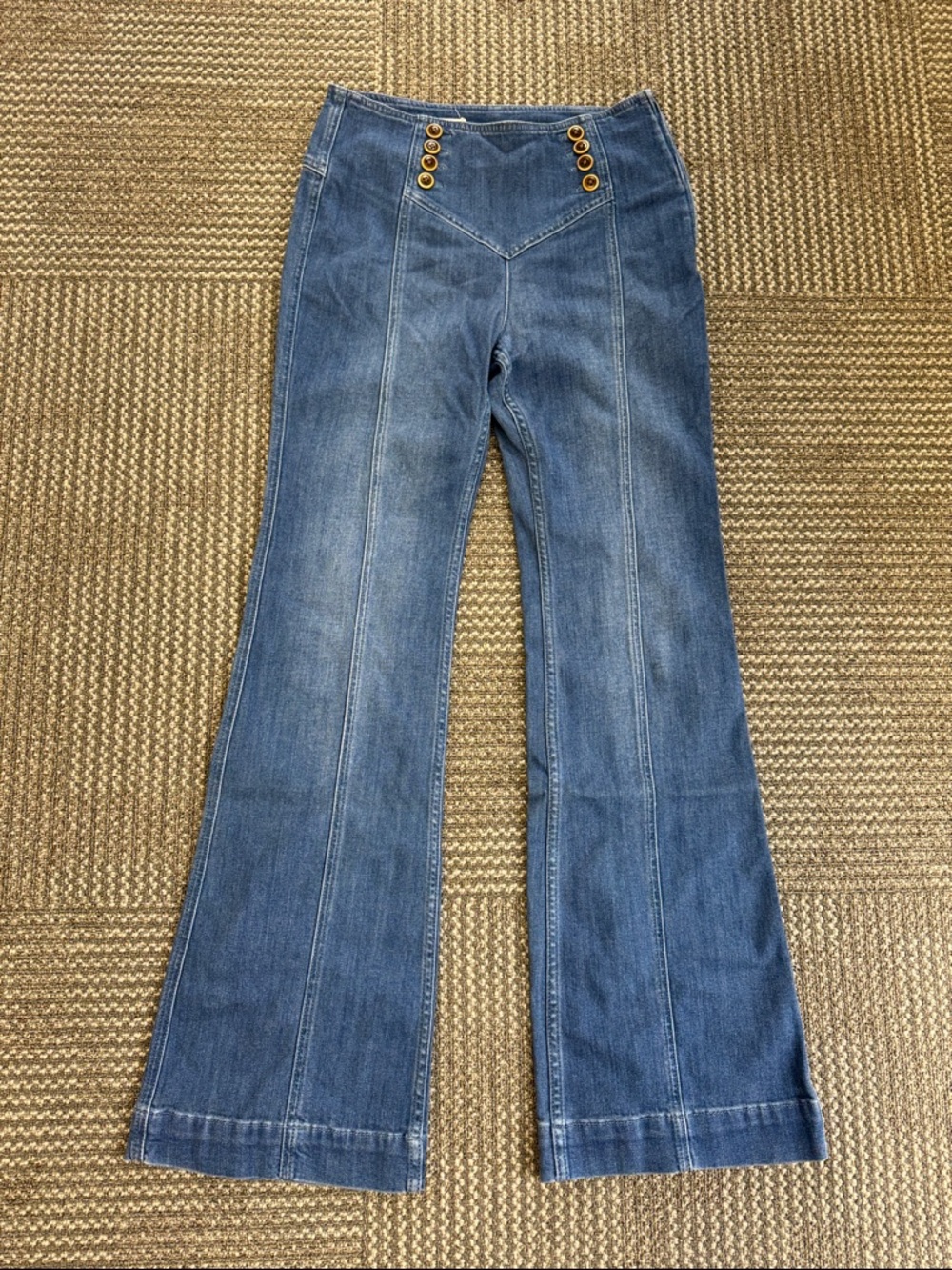 Anthropologie Pilcro and the Letterpress Sailor Jeans, size 28 - Picture 3 of 9